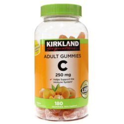 Kirkland Signature Vitamina C para Adulto 250 mg - 180 Gomas: Reforço Imunológico e Antioxidante Essencial