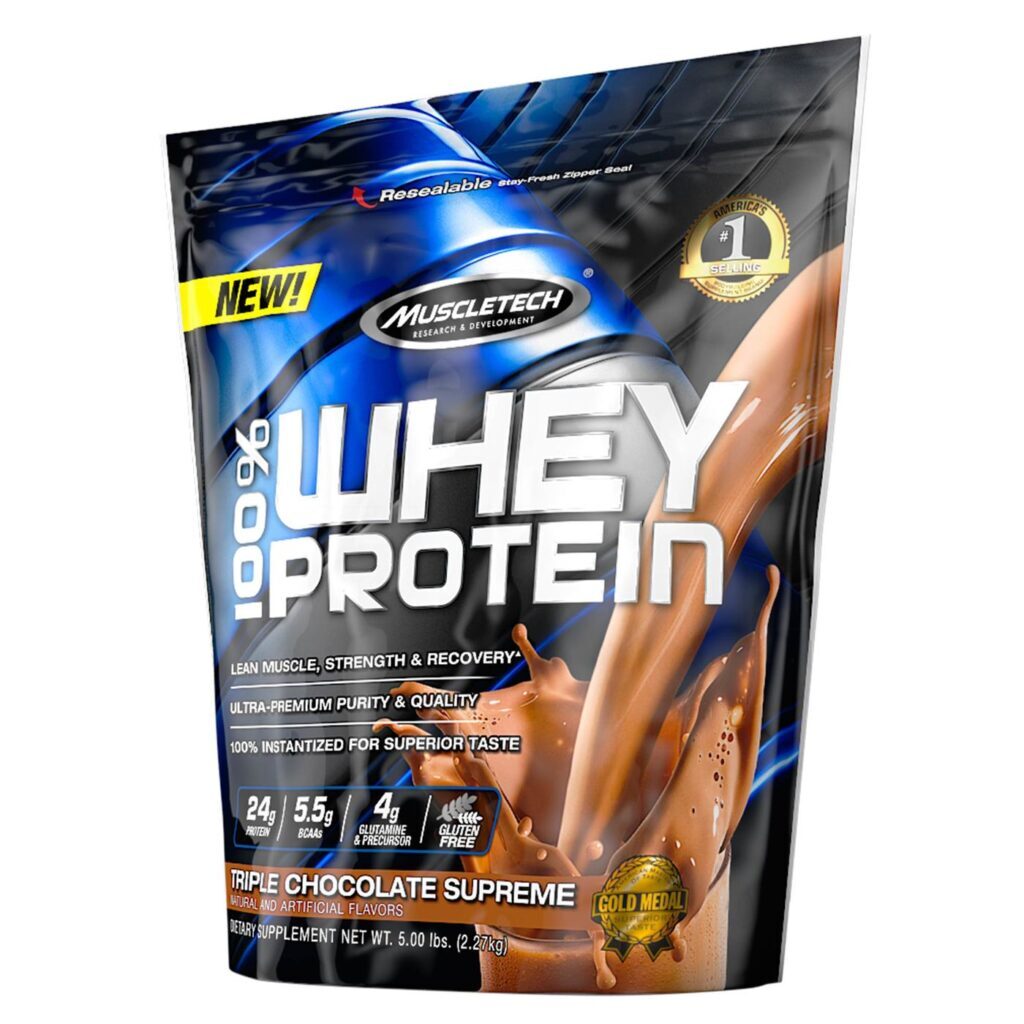 MuscleTech 100% Whey Protein em Pó Triple Chocolate Supreme 2.27 Kg | Pura Proteína para Ganho Muscular