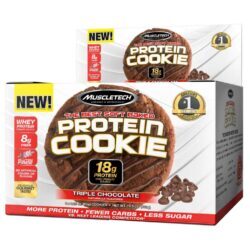 MuscleTech Protein Cookie Triplo Chocolate - Pack com 6 Unidades