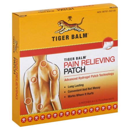 Tiger Balm, Emplastro para Alívio da Dor - 5 Unidades