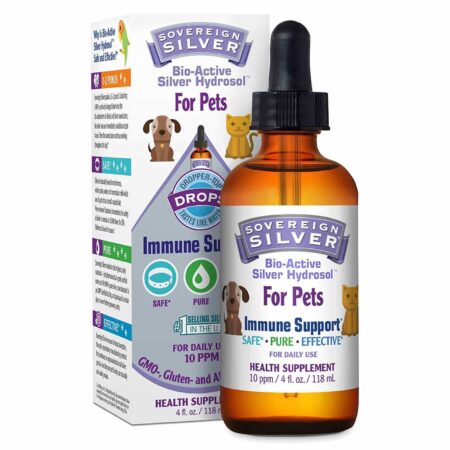 Natural Immunogenics, Hidrosol de Prata Bioativo para Pets - 118 ml