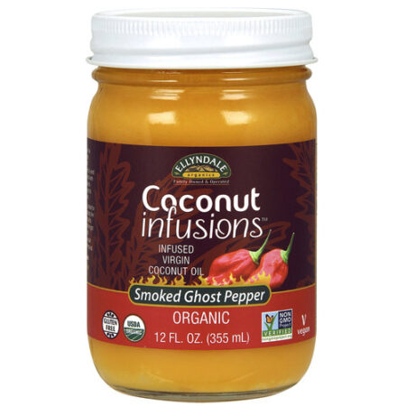 Now Foods Ellyndale Orgânicos Coconut Infusions, Pimenta - Smoked Ghost - 12 fl oz