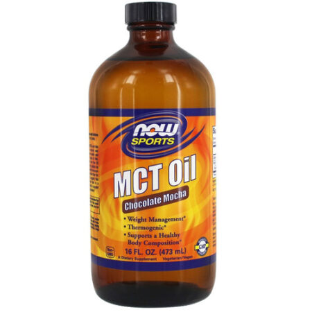 Now Foods, Óleo MCT, Chocolate Mocha - 473 ml (16 fl oz)