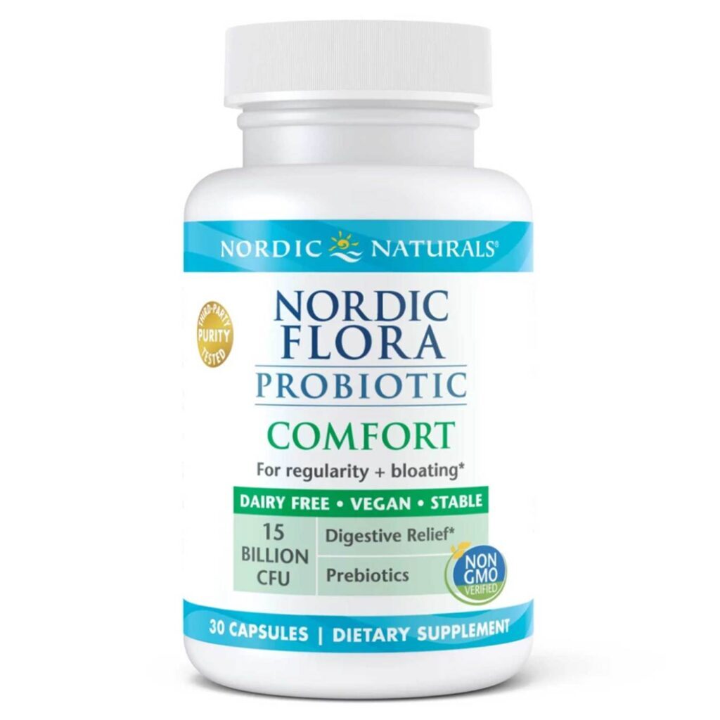 Nordic Naturals Flora Próbiotico Comfort 30 Cápsulas - Bem-Estar Digestivo