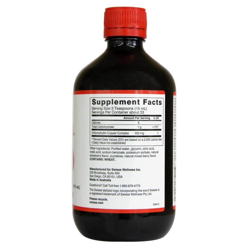 Swisse Clorofila Frutas Silvestres 500ml: Purificação e Vitalidade Natural - Imagem 3