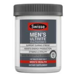 Multivitamínico Swisse Ultivite para Homens - 120 Comprimidos: Energia e Vitalidade Diária