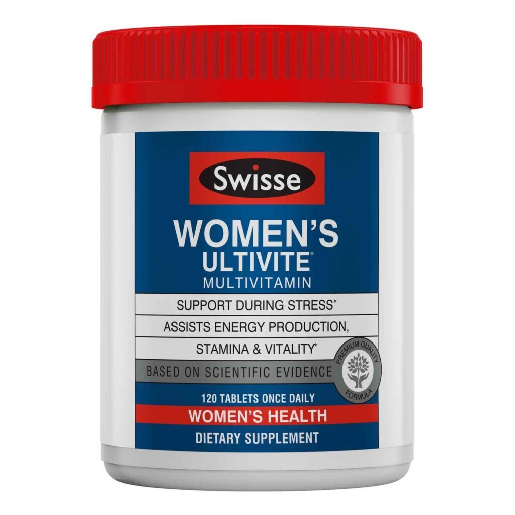 Swisse Women's Ultivite Multivitamínico - 120 Comprimidos: Energia e Bem-Estar Completo