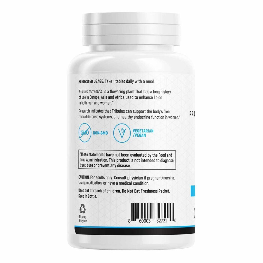eVitamins Tribulus - 90 Tabletes: Energia e Vitalidade Masculina - Imagem 2