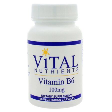 Vital Nutrients, Vitamina B6 100 mg - 100 Cápsulas