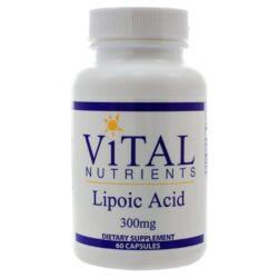 Vital Nutrients Ácido Lipoico 300 mg - 60 Cápsulas: Antioxidante Potente para Sua Saúde