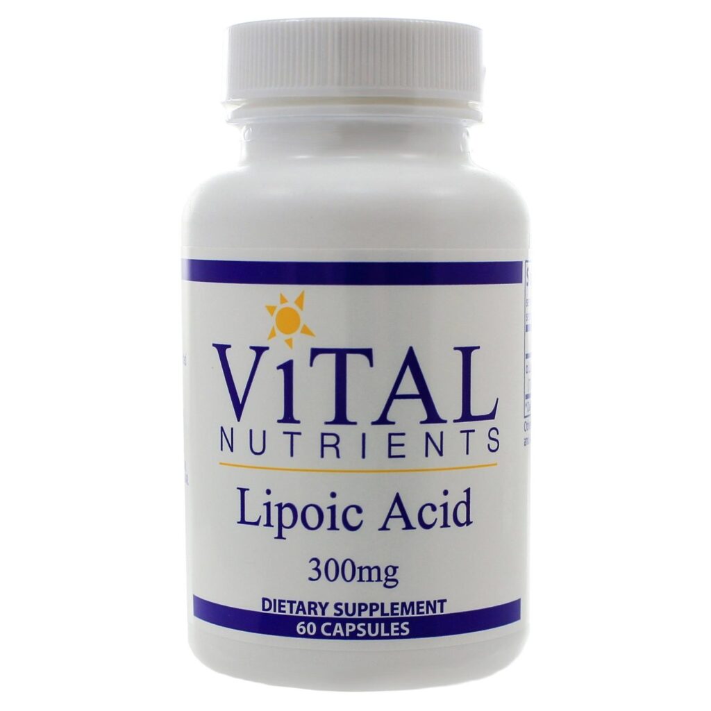 Vital Nutrients Ácido Lipoico 300 mg - 60 Cápsulas: Antioxidante Potente para Sua Saúde
