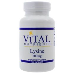 Vital Nutrients Lisina 500 mg - 100 Cápsulas: Potencialize sua Saúde e Bem-Estar