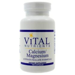 Vital Nutrients Cálcio Citrato Malato 150 mg - 100 Cápsulas: Suporte Ósseo Essencial para Você