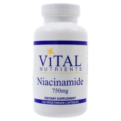 Vital Nutrients Niacinamida 750 mg - 120 Cápsulas: Saúde e Bem-Estar