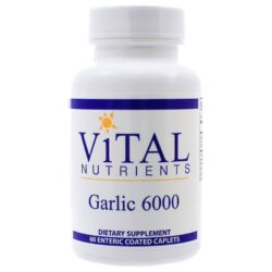Vital Nutrients Alho 6000 650 mg - 60 Cápsulas com Revestimento Entérico