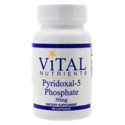 Piridoxal-5-Fosfato Vital Nutrients 50 mg - 90 Cápsulas: Vitamina B6 Biodisponível para a Saúde Cerebral e Metabólica no Brasil