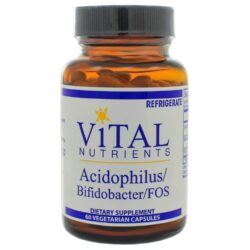 Vital Nutrients Acidophilus Bifidobacter FOS 60 Cápsulas Vegetarianas - Saúde Intestinal