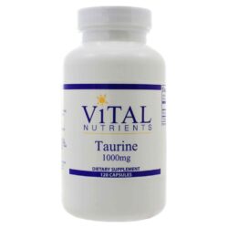 Vital Nutrients Taurina 1000 mg - 120 Cápsulas: Energia e Bem-Estar com Foco Científico