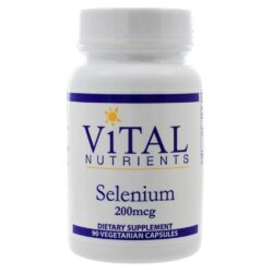 Vital Nutrients Selênio 200 mcg - 90 Cápsulas Vegetarianas: Saúde Imunológica e Antioxidante para Você