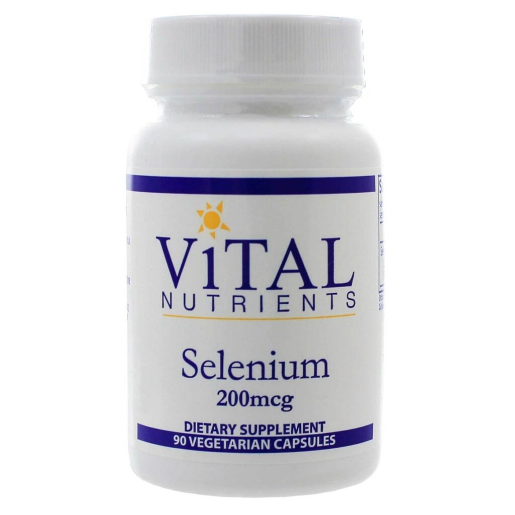 Vital Nutrients Selênio 200 mcg - 90 Cápsulas Vegetarianas: Saúde Imunológica e Antioxidante para Você