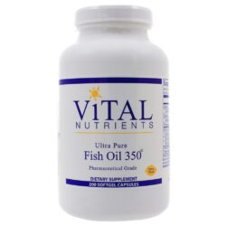 Vital Nutrients Óleo de Peixe 350® Ultra Puro - 200 Cápsulas Gel