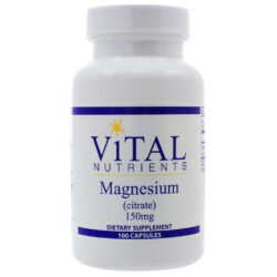 Vital Nutrients Citrato de Magnésio 150mg - 100 Cápsulas: Saúde e Bem-Estar para Você