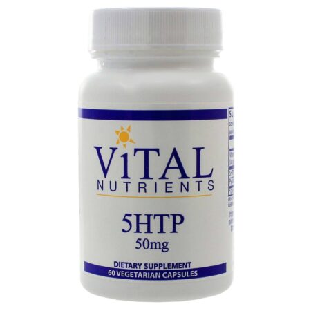 Vital Nutrients, 5-HTP 50 mg - 60 Cápsulas Vegetarianas