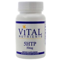 Vital Nutrients 5-HTP 50 mg - 60 Cápsulas Vegetarianas: Bem-Estar e Humor para o Consumidor Brasileiro