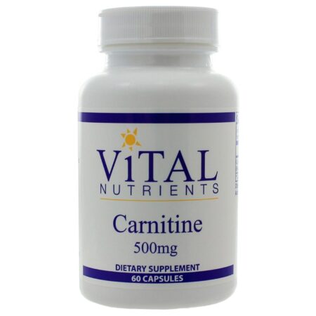 Vital Nutrients, Carnitine 500 mg - 60 Cápsulas