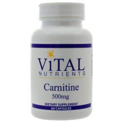 Vital Nutrients Carnitina 500 mg - 60 Cápsulas: Energia e Metabolismo Otimizados