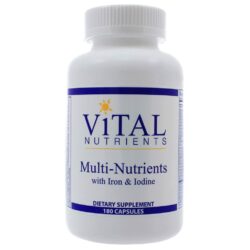 Vital Nutrients Multi-Nutrients com Ferro e Iodo - 180 Cápsulas: Saúde e Vitalidade Essenciais