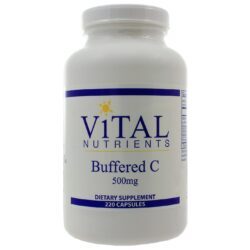 Vital Nutrients Vitamina C 500 mg – 220 Cápsulas: Suporte Imunológico Essencial para Brasileiros