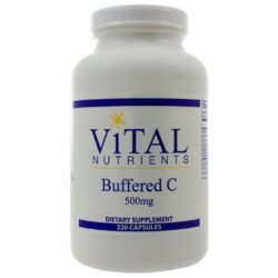 Vital Nutrients Vitamina C 500 mg - 220 Cápsulas: Suporte Imunológico Essencial para Brasileiros