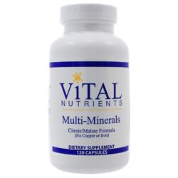 Vital Nutrients Multi-Minerais (Citrato) - 120 Cápsulas - Suporte Essencial