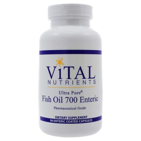 Vital Nutrients Ultra Pure Fish Oil 700 Enteric - 90 Enteric Coated Capsules