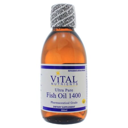 Vital Nutrients, Óleo de Peixe Ultra Puro 1400 - 200 ml