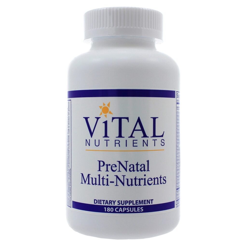 Vital Nutrients Pré-Natal Multivitamínico Essencial - 180 Cápsulas: Saúde Completa para Gestantes