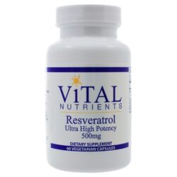 Vital Nutrients Resveratrol 500 mg - 60 Cápsulas Vegetarianas: O Antioxidante Essencial para sua Saúde