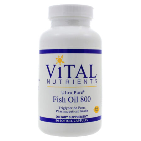 Vital Nutrients, Óleo de Peixe 800 Ultra Puro - 90 Cápsulas em Gel