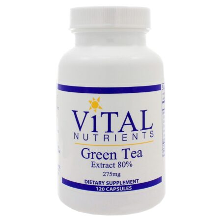 Vital Nutrients, Extrato de chá verde - 275 mg - 120 Cápsulas