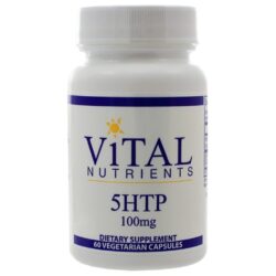 Vital Nutrients 5-HTP 100 mg - 60 Cápsulas Vegetais: Humor, Sono e Bem-Estar