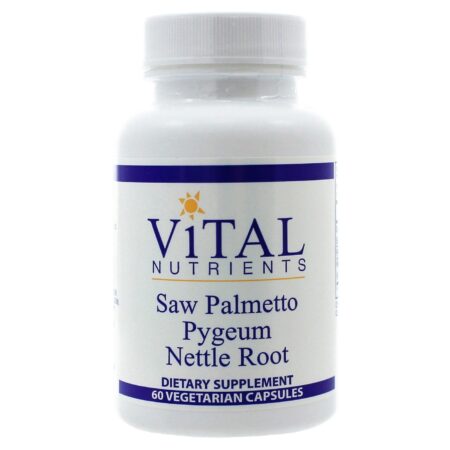 Vital Nutrients, Raiz da Urtiga com Saw Palmetto e Pygeum - 60 Cápsulas Vegetarianas