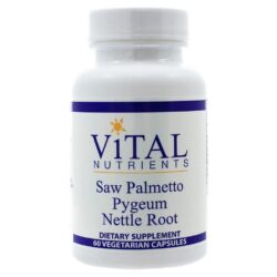Vital Nutrients Raiz de Urtiga, Saw Palmetto e Pygeum 60 Cápsulas Vegetarianas