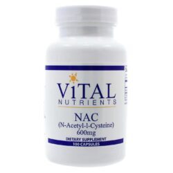 Vital Nutrients NAC (N-Acetilcisteína) 600mg – 100 Cápsulas | Antioxidante Poderoso