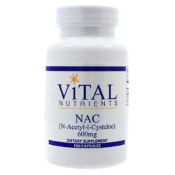 Vital Nutrients NAC (N-Acetilcisteína) 600mg - 100 Cápsulas | Antioxidante Poderoso