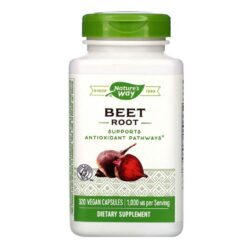 Nature's Way Raiz de Beterraba 500 mg - 320 Cápsulas Vegetarianas para Vitalidade e Energia