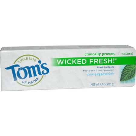 Tom's of Maine, Wicked Fresh!® Creme Dental - Hortelã-pimenta - 133g