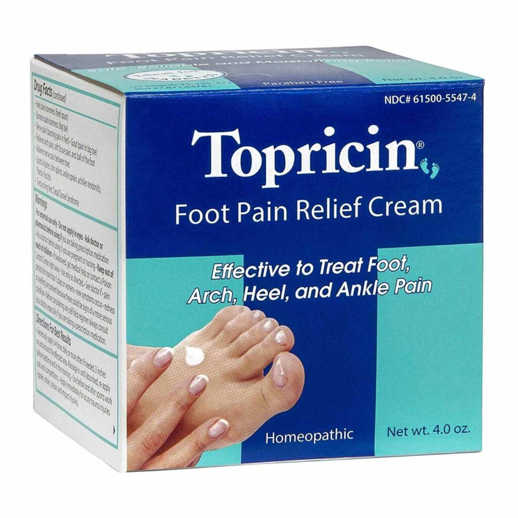 Topricin Creme Terapêutico Alívio Dor nos Pés - 113g