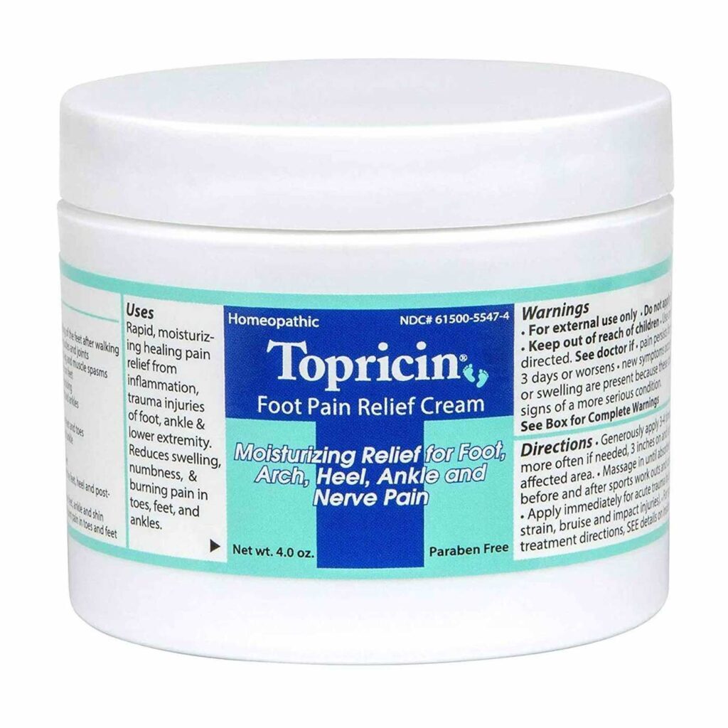 Topricin Creme Terapêutico Alívio Dor nos Pés - 113g - Imagem 2