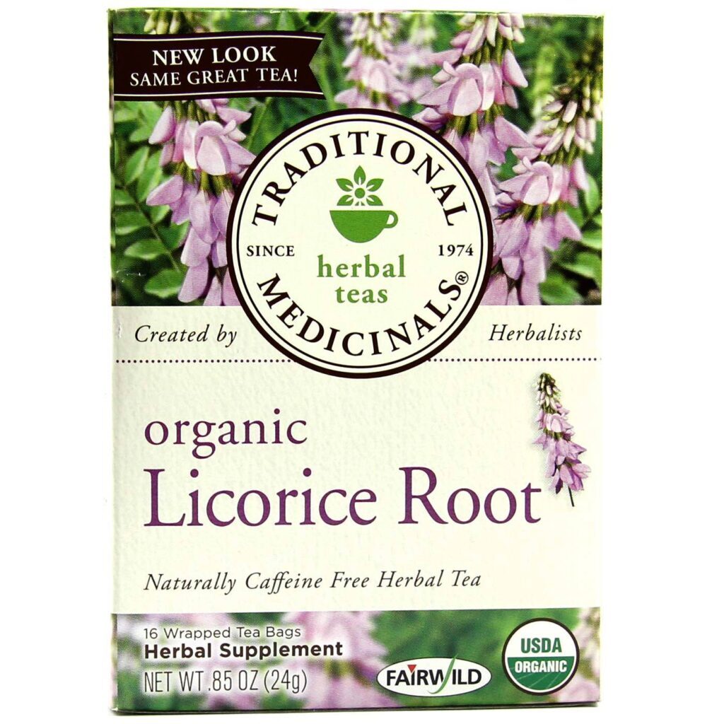 Chá Orgânico de Raiz de Alcaçuz Traditional Medicinals - 16 Saquinhos